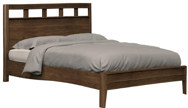 Country View Woodworking Westwood Bedroom Brown Maple Square Queen Bed-0
