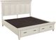 aspenhome® Caraway Aged Ivory Queen Panel Storage Bed-2