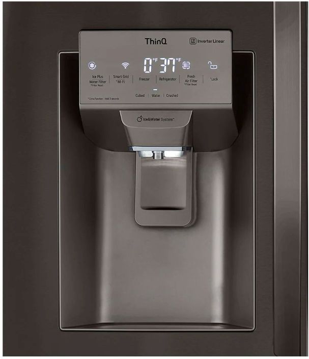 LG 27.8 Cu. Ft. Black Stainless Steel French Door Refrigerator-3