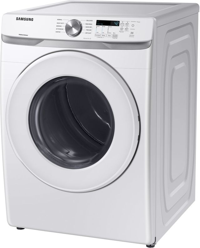 Samsung 7.5 Cu. Ft. White Front Load Gas Dryer-3