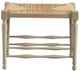 Furniture Classics Beige Single Seat Reed Bench-1