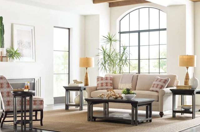 Hammary® Ketchum-Hamilton Rubbed Black Coffee Table-1
