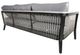 CabanaCoast® Customizable Cove Synthetic Fiber Outdoor Sofa-2