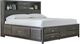 Signature Design by Ashley® Caitbrook 4-Piece Gray King Storage Bed Set-1
