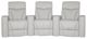 Palliser® Furniture Customizable Vivid 3-Piece Power Reclining Home Theater Seating with Power Headrest and Lumbar-3