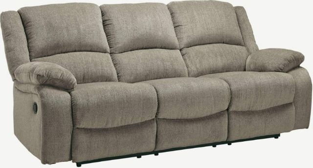 Signature Design by Ashley® Draycoll 2-Piece Pewter Reclining Living Room Set-1