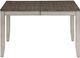 Steve Silver Co. Abacus Putty Dining Table with Smoky Alabaster Base-3