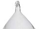 A & B Home Zayden Clear Meduim Droplet Bird Vase-1
