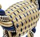 A & B Home Blue/Gold Decorative Tassel-4