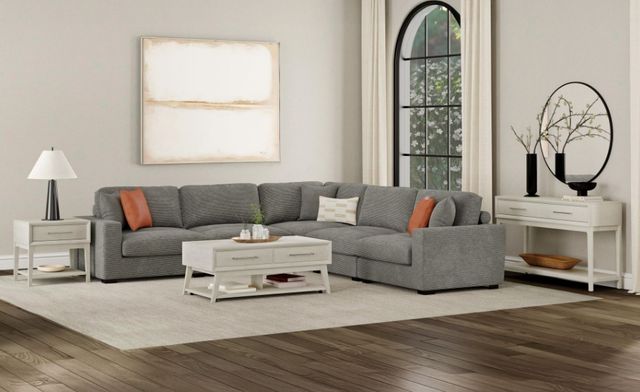 Elements International Wagner 3-Piece Almond Rectangular Occasional Table Set-1