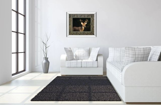 Classy Art White Tail Buck by Tony Campbell Mirror Framed Wall Art-3