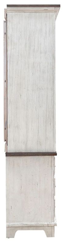 Liberty Furniture River Place Riverstone White/Tobacco Entertainment Center with Piers-3
