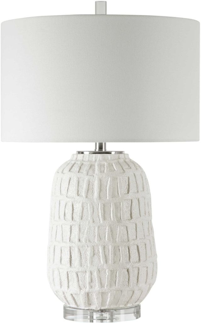 Uttermost® Caelina Aged White Table Lamp-0