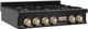 ZLINE Autograph Edition 36" Black Stainless Steel Gas Rangetop with Polished Gold Accents-1