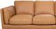 Leather Italia™ Georgetowne Pendry Carmel Saddle Sofa-1