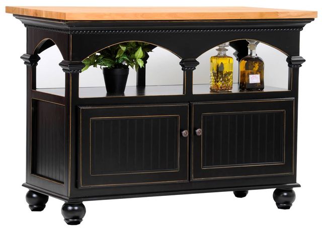 American Heartland Manufacturing Poplar Kitchen Island-0