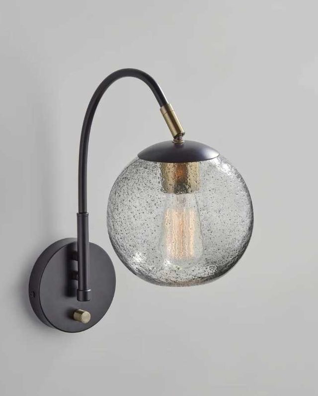 Adesso® Edie Dark Bronze Wall Lamp-1