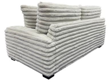 Porter International Designs Big Chill Light Gray Mondo Loveseat-3