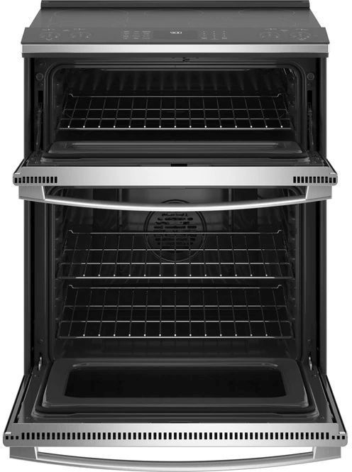GE Profile™ 30" Fingerprint Resistant Stainless Steel Slide In Electric Range-1