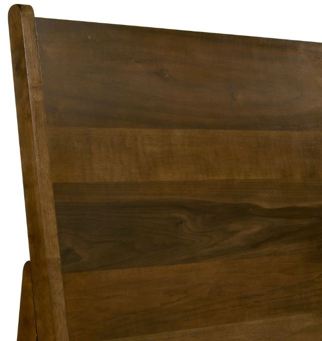 Elements International Malibu Walnut Full Panel Bed-3
