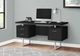 Monarch Specialties Inc. Black/Silver Computer Desk-0