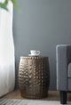 A & B Home Spitzer Metallic Glaze Ceramic Garden Stool-5