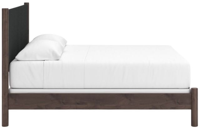Signature Design by Ashley® Pamytta Brown King Upholstered Panel Bed-3