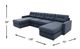 Drew & Jonathan Home ModularOne New Horizon 4-Piece Indigo Modular Chaise Sectional-2