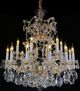 Michael Amini® La Scala Clear/Gold 19 Light Chandelier-0