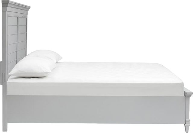 Magnussen Home® Charleston Harbor Gray Queen Panel Storage Bed-3