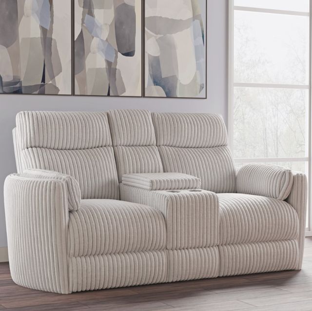 Parker House® Radius Mega Ivory Power Reclining Console Loveseat-2