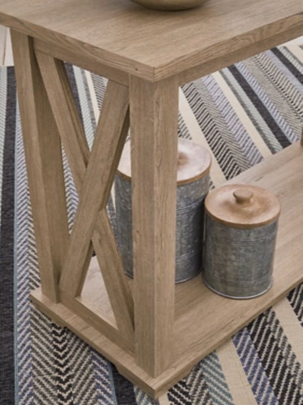 Signature Design by Ashley® Elmferd Light Brown Sofa Table-4