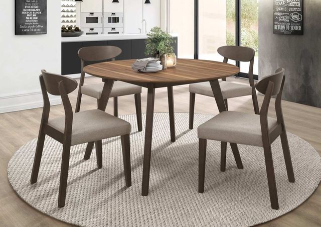 Mazin Furniture Beane Espresso Side Chair-3