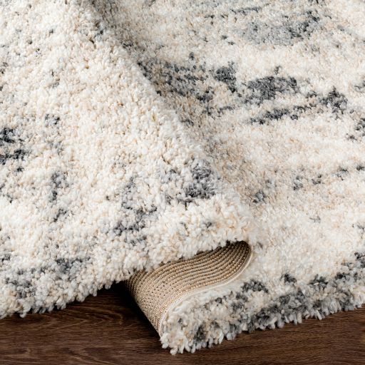 Surya Eskimo Shag Cream/Gray 8'x10' Area Rug-2