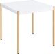 ACME Furniture Otrac White End Table with Gold Base-0