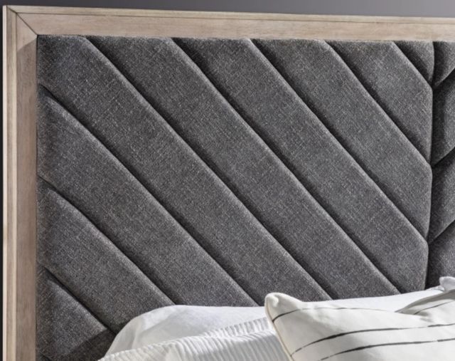 Legacy Classic Halifax Flax/Java California King Upholstered Panel Bed-3