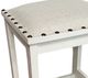 Million Dollar Rustic Beige/White Padded Stool-1