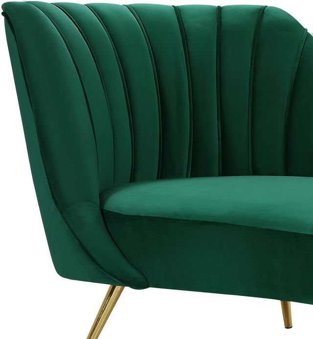 Meridian Furniture Margo Green Velvet Chaise-1