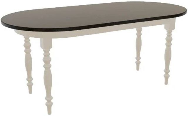 Mavin Customizable 36" Oval Extendable Dining Table with 12" Leaf-0