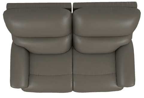 La-Z-Boy® Trouper Tar Power Reclining Loveseat with Headrest-4