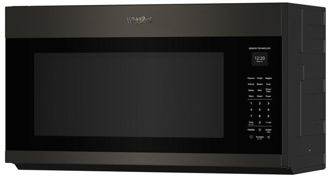 Whirlpool® 30" 2.1 Cu. Ft. Black Stainless Over the Range Microwave-3