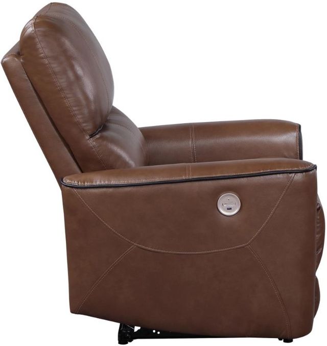 Coaster® Greenfield Saddle Brown Power Recliner-2