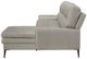 Mazin Furniture Essex 2-Piece Beige/Gray Right-Arm Facing Loveseat Sectional and Chaise-3