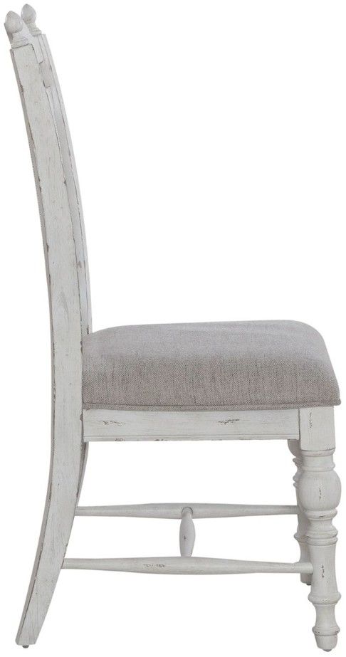 Liberty Furniture River Place Gray/Riverstone White Panel Back Side Chair-3
