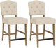 Riverside Furniture Mix-N-Match 2-Piece Ivory Bar Upholstered Counter Stool Set-0