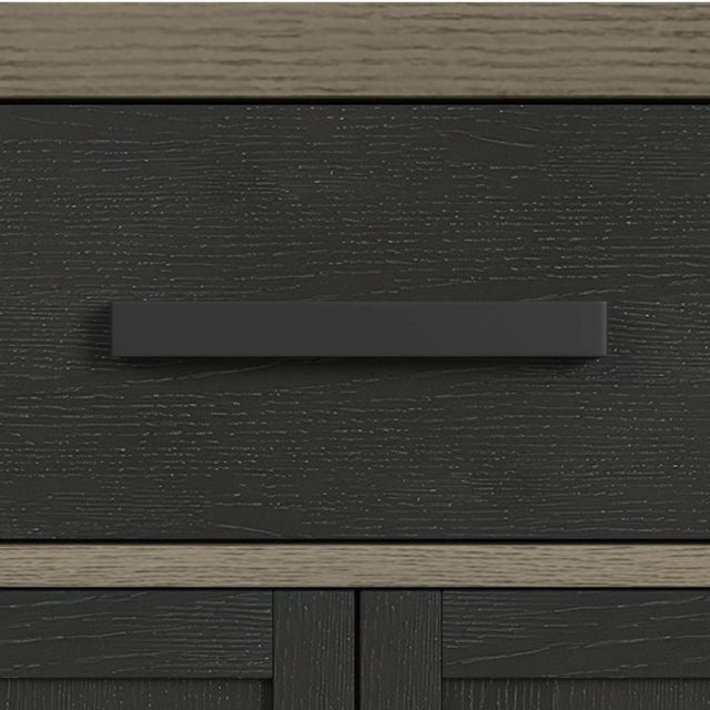 Elements International Jemma Dark Espresso/Gray Buffet-4