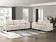Homelegance® Walterboro Beige Loveseat with Storage, Storage Pouches and Charging Ports-1