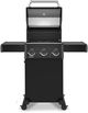Broil King® Crown™ 310 Shadow 3-Burner Black Freestanding Natural Gas Grill-1