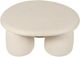 TOV Furniture Rahul Cream 34" Round Coffee Table-3