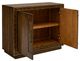 Bassett Mirror Claudia Rich Brown Zebrano Hall Cabinet-2